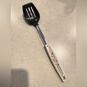 Vintage EKCO 12" Nylon Slotted SPOON Pot Hook Handle Cucchiaio Cuchara Loffel